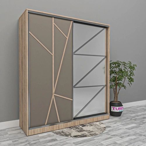 Bussy Sürgülü Gardrop Mdf