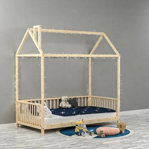 Çatılı Montessori Yatak Mdf