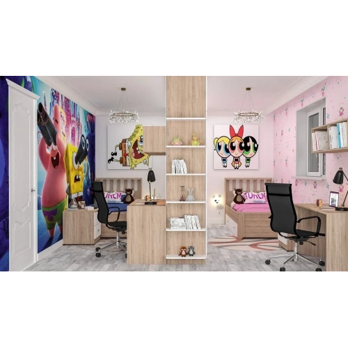 Çiftli Kardeş Odası Takımı Mdf