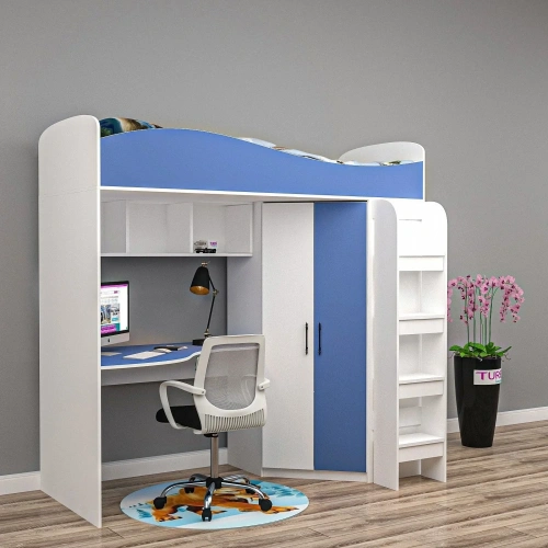 Cloud Çalışma Masalı Ranza Mdf