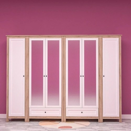 Coco 6 Kapılı Gardırop Mdf