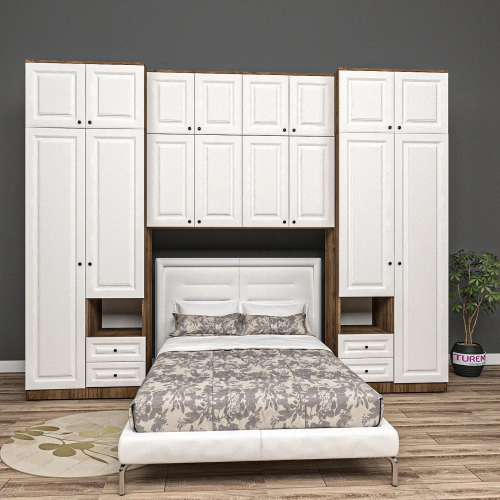 Defne Membran Yatak Üstü Gardrop