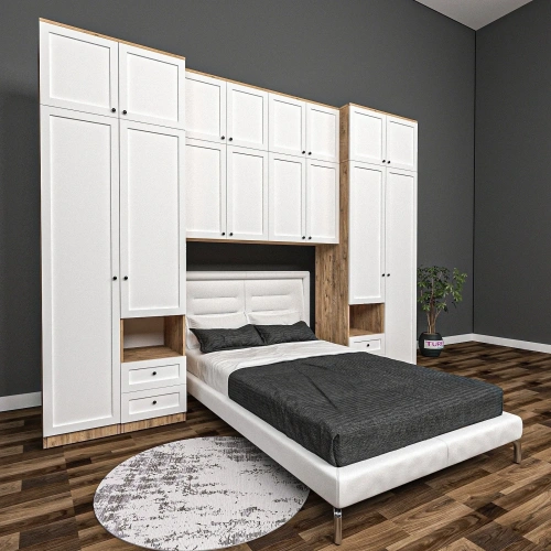 Defne Yatak Üstü Gardrop Suntalam