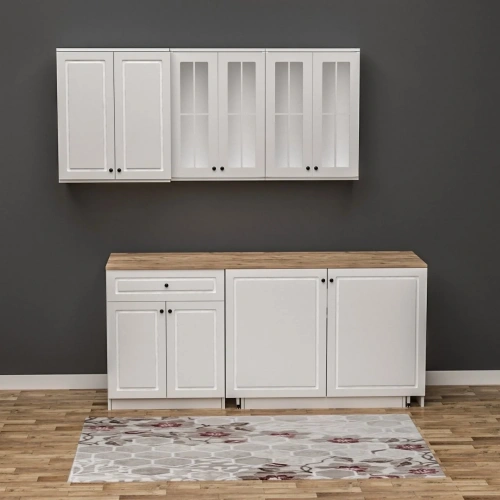 Deren Membran Kapaklı Mutfak Dolabı Suntalam