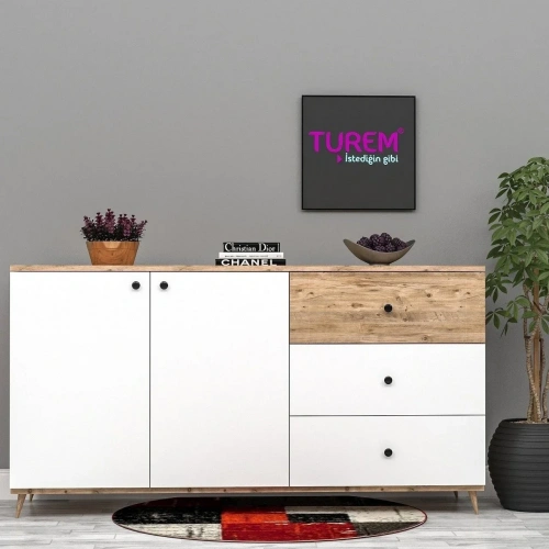 Derya Cordobo - Beyaz Konsol Mdf
