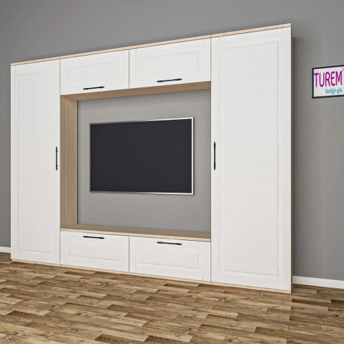 Derya Membran Tv Ünitesi Mdf