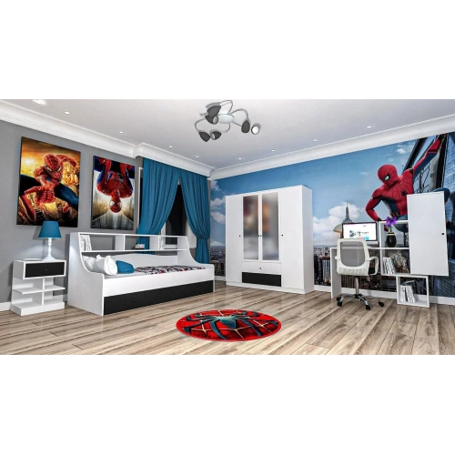 Derya Siyah Genç Odası Takımı Mdf