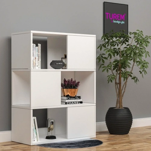 Dikdörtgen Kitaplık Mdf/Mdf Mdf