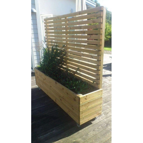 Doğal Ahşap Bahçe Saksılık