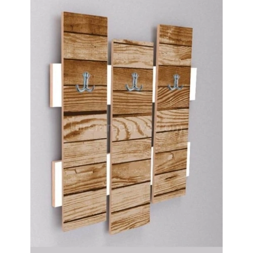 Doğal Ahşap Dekoratif Duvar Askısı