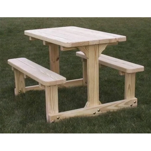 Doğal Ahşap Ecri Masa Sandalye Mdf