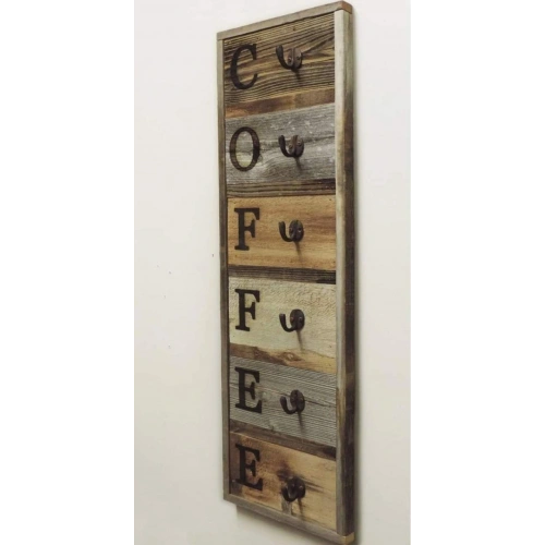 Doğal Ahşap Fincan Askısı