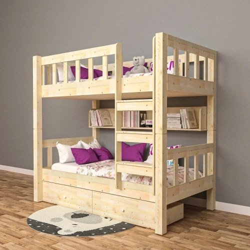 Doğal Ahşap Ladin Ranza Mdf