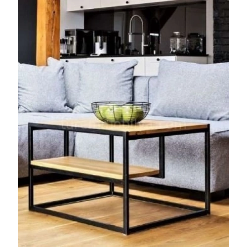 Doğal Ahşap Orta Sehpa 80X60