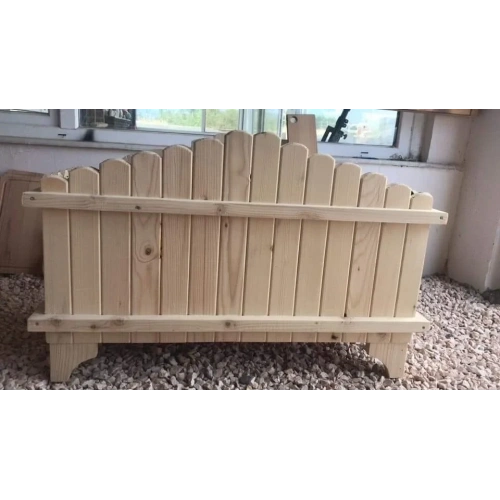 Doğal Ahşap Saksı (Çiçeklik) Mdf