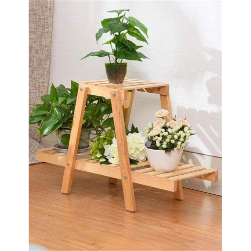 Doğal Ahşap Saksılık Wood Çiçeklik