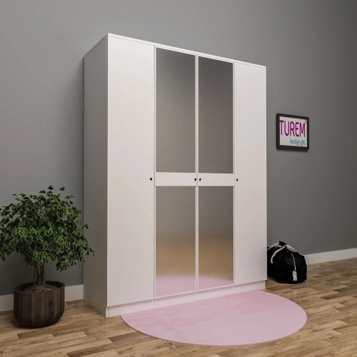 Emily Aynalı Gardrop Mdf
