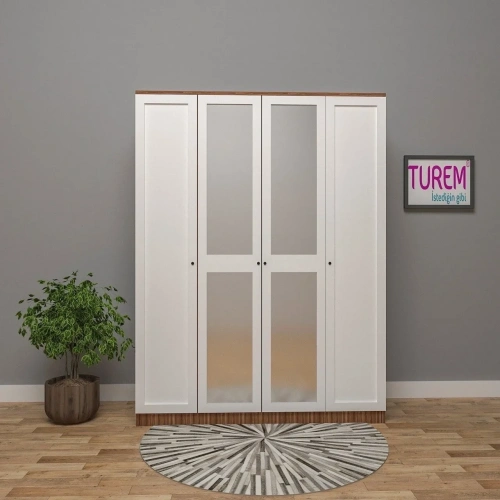 Emily Gardrop Çıtalı Kapak Mdf