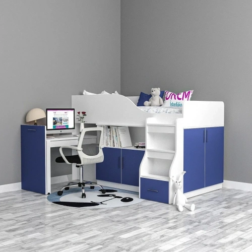 Eyfel Çalışma Masalı Ranza Mdf