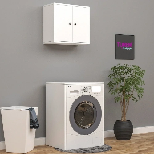 Feza Çok Amaçlı Makina Üstü Dolap Mdf