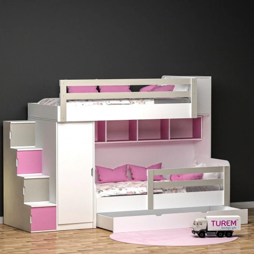 Galaksi Özel Yapım Ranza Mdf