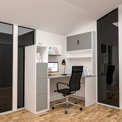 Grey Mix Çalışma Masası Mdf