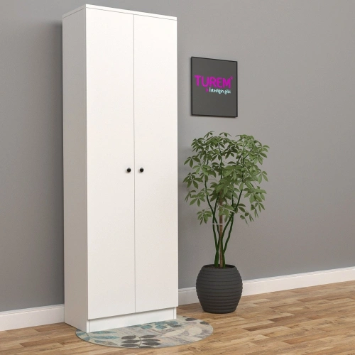 Home Çok Amaçlı 2 Kapaklı 8 Raflı Dolap