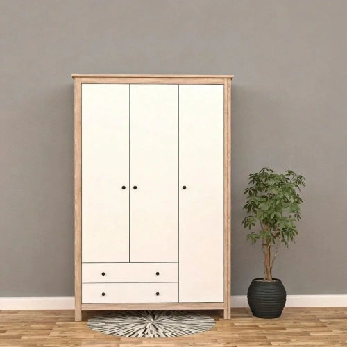 Honey 3 Kapılı Dolap Mdf