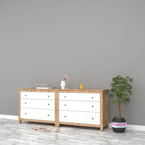 Honey 6 Çekmeceli Şifonyer Suntalam