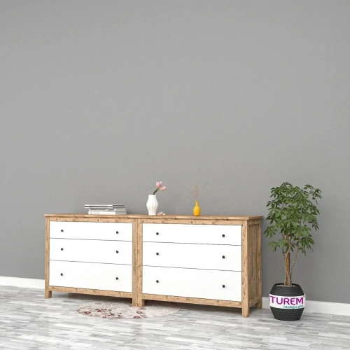 Honey 6 Çekmeceli Şifonyer Mdf