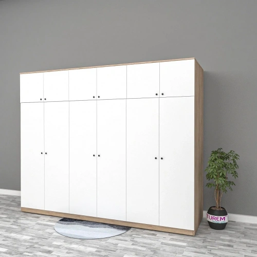 Jumbo 12 Kapaklı Yüklük Dolap Suntalam