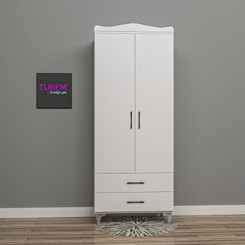 Klasik 2 Kapılı Gardrop Mdf