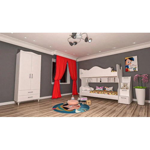 Klasik Genç Odası Takımı Mdf