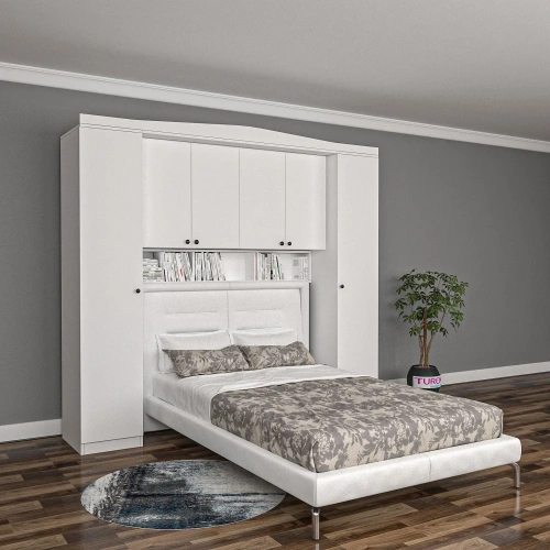 Klasik Yatak Üstü Gardrop Mdf