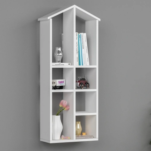 Koton Çatılı Dekoratif Kitaplık