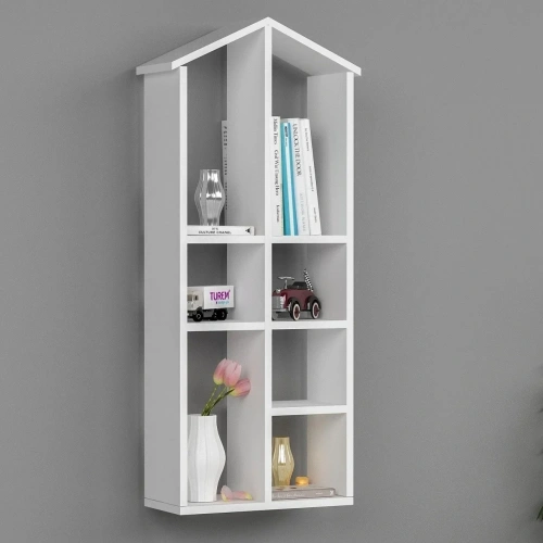 Koton Çatılı Dekoratif Kitaplık Mdf