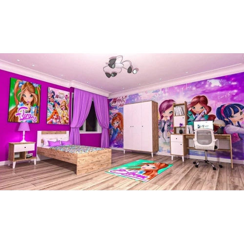 Lale Genç Odası Takımı Mdf