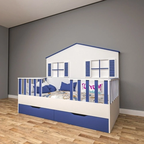 Livana Çatılı Montessori Yatak Mdf