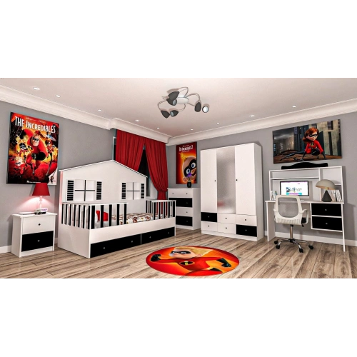 Livana Siyah Genç Odası Takımı