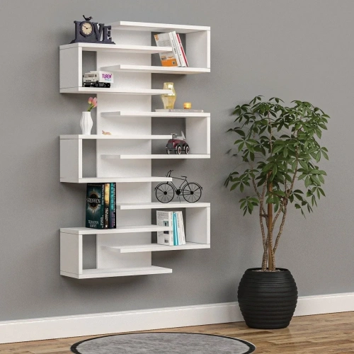 Lucky Raflı Kitaplık Mdf