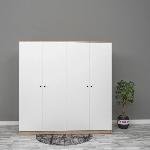 Madolya 4 Kapaklı Yüklük Dolap Mdf