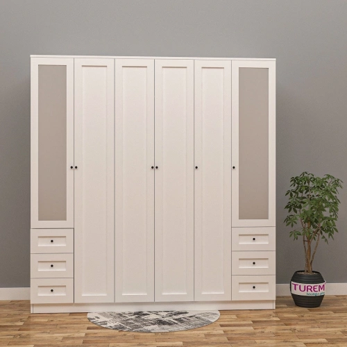 Makses 6 Kapılı Gardrop