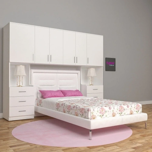 Manolya Yatak Üstü Gardrop Mdf