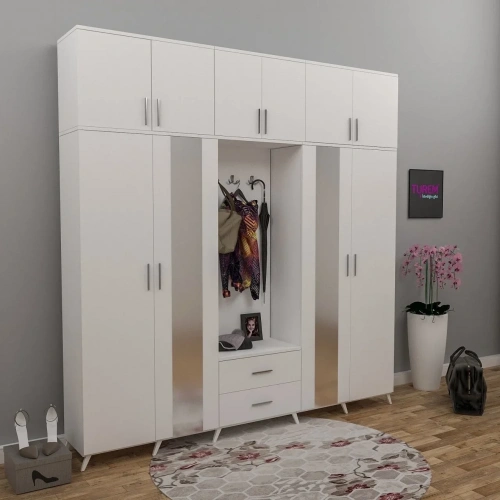 Melisa Aynalı Max Portmanto Mdf