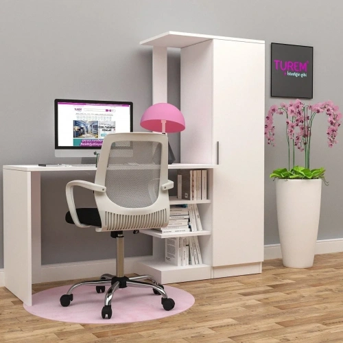 Melisa Dolaplı Çalışma Masası Mdf