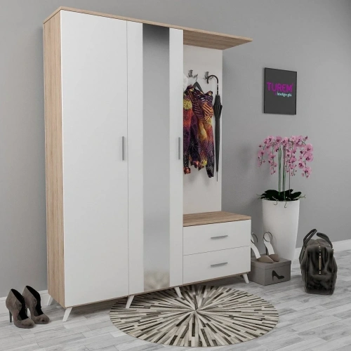 Melisa Tek Bloklu Portmanto Mdf