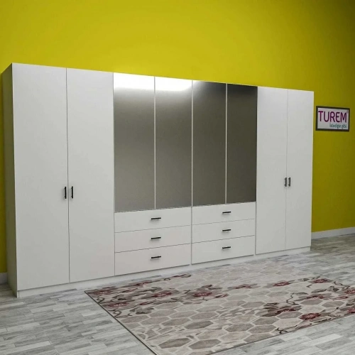 Meloni 8 Kapılı Gardrop Mdf