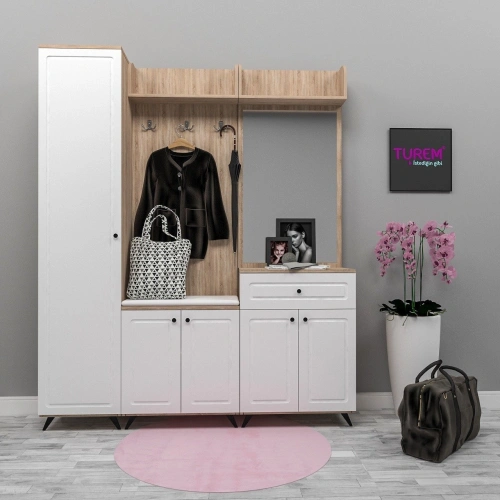 Membran Kapaklı Portmanto Vestiyer