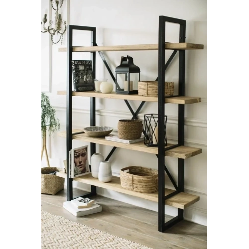 Metal Ayaklı Kitaplık Mdf