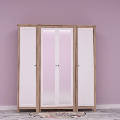 Milens 4 Kapılı Gardrop Mdf